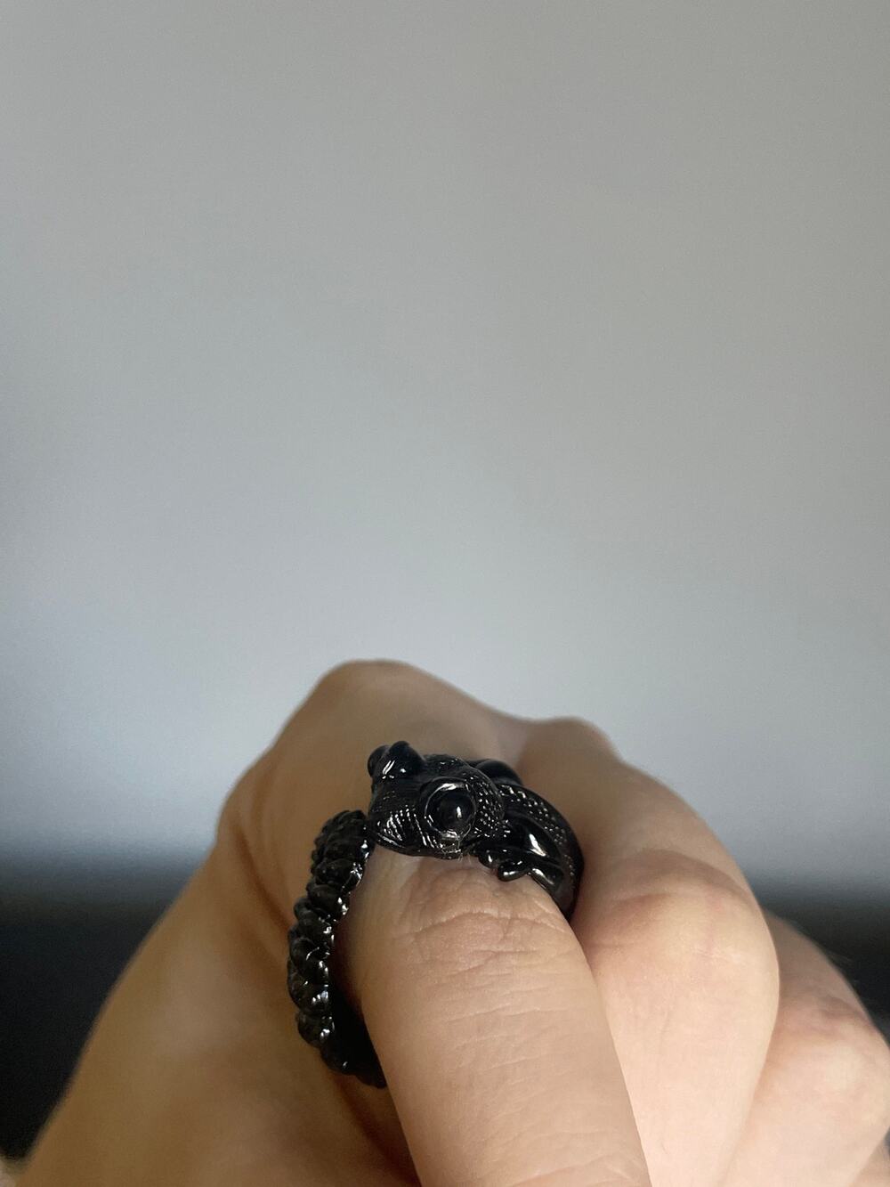 Lizard gecko chameleon reptile adjustable ring